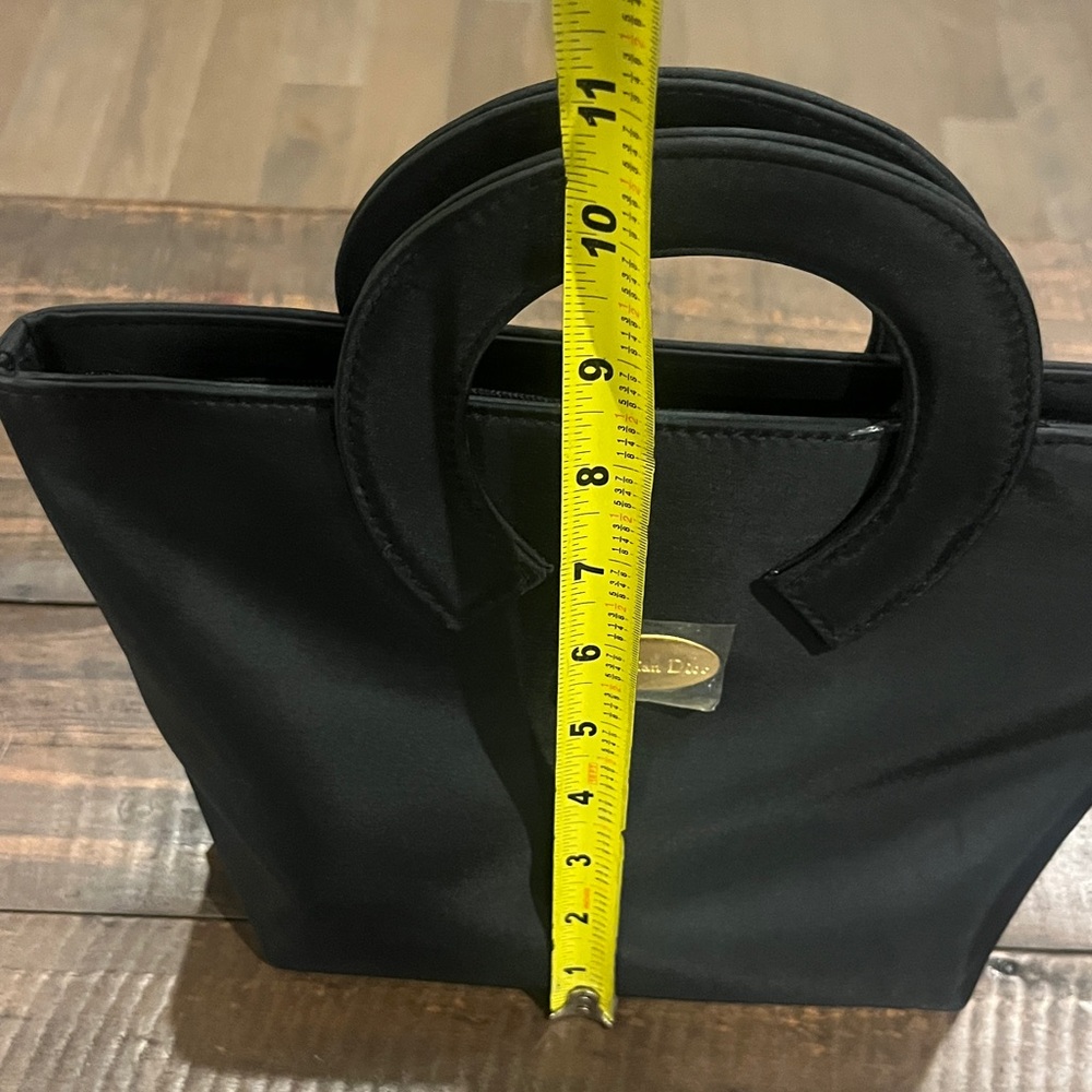 Christian Dior VIP Vintage 80's Nylon Clutch/Mini Satchel/Cosmetic Bag Tote - Picture 4 of 16